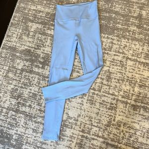 Carbon 38 Ribbed Leggings baby blue NEW